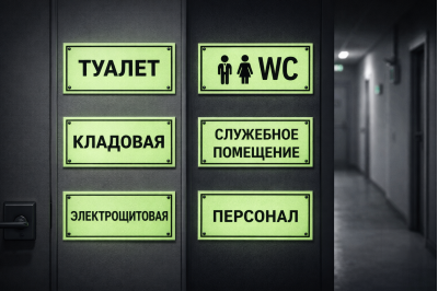 Таблички для ЖКХ и помещений